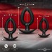 Pop Plugs 3 Piece Hollow Silicone Anal Trainer Set
