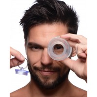 Ass Bung Clear Hollow Anal Dilator with Plug - Large