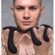 Dark Delights 3 Piece Curved Anal Trainer Set Dark Delights 3 Piece Curved Anal Trainer Set
