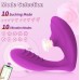 Wearable Panty Vibrator with APP Remote Control, 2 in 1 Clit Sucking Vibrator G-spot Stimulator