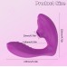 Wearable Panty Vibrator with APP Remote Control, 2 in 1 Clit Sucking Vibrator G-spot Stimulator