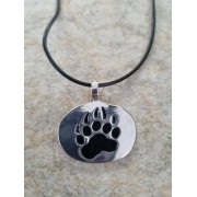 Bear Claw Oval Pendant