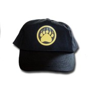 Cap - Gold Monogram Heat Transfer Black