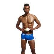 Jockmail Boxer Blue with Push up cup