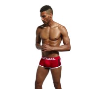 Jockmail Boxer Red with Push up cup