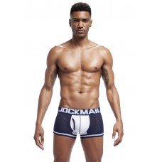 Jockmail Mesh Boxer Navy/White