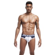 Jockmail Brief Navy/White