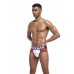 Jockmail Brief White/Red