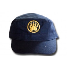 Military Cap - Gold Monogram Navy