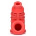 Red Chamber Silicone Chastity Cage