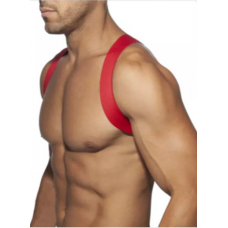 Pump Chest Strap Red Crossback