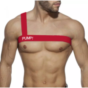 Pump Single Shoulder Red Harness Strap
