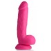 8.25 Inch Dildo with Balls - Pink