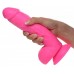 8.25 Inch Dildo with Balls - Pink