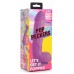 8.25 Inch Dildo with Balls - Purple