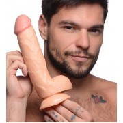 8.25 Inch Dildo with Balls - Light 8.25 Inch Dildo with Balls - Light