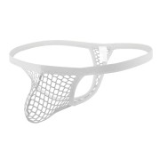 Men's Mesh G-string-White Men's Mesh G-string-White