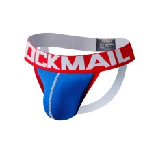 Jockmail Mesh Blue/Red Jockstrap Jockmail Mesh Blue/Red Jockstrap