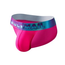 Jockmail Neon Retro Brief - Rose Red Jockmail Neon Retro Brief - Rose Red