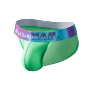 Jockmail Neon Retro Brief  - Green