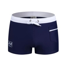 Jockmail Two-Tone Enhancing Swim trunk Navy Jockmail Two-Tone Enhancing Swim trunk Navy