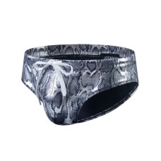 Jockmail Snake Silver Swim Brief Jockmail Snake Silver Swim Brief