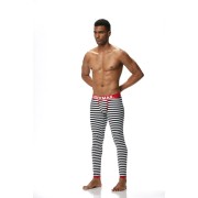 Striped Longjohn Black and White Striped Longjohn Black and White