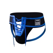 MEN'S JOCKMAIL LACE UP JOCKSTRAP - BLUE MEN'S JOCKMAIL LACE UP JOCKSTRAP - BLUE