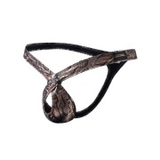 JOCKMAIL Signature Metallic Criss Cross Thong - BGold JOCKMAIL Signature Metallic Criss Cross Thong - BGold