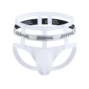 Jockmail Rise Up Suspended Jockstrap - White Jockmail Rise Up Suspended Jockstrap - White
