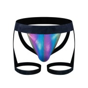 JOCKMAIL - Iridescent Jockstrap + Leg Straps -Rainbow JOCKMAIL - Iridescent Jockstrap + Leg Straps -Rainbow