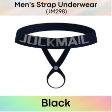 Jockmail Strap Underwear Black