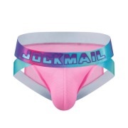 Jockmail Neon Retro Side Cut Brief - Pink Jockmail Neon Retro Side Cut Brief - Pink