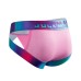 Jockmail Neon Retro Side Cut Brief - Pink Jockmail Neon Retro Side Cut Brief - Pink