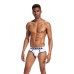 MEN'S JOCKMAIL BOTTOMLESS BRIEF - WHITE
