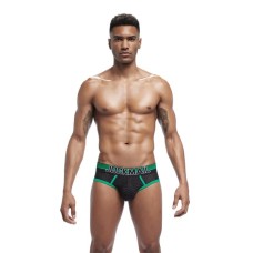 Jockmail Mesh Rugby Brief - Green Jockmail Mesh Rugby Brief - Green