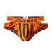 Wide Waistband Sexy Blend Briefs - Orange