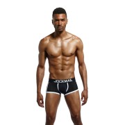 Jockmail Ice Silk Mesh Breathable Boxer Black Jockmail Ice Silk Mesh Breathable Boxer Black