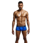 Jockmail Ice Silk Mesh Breathable Boxer Blue Jockmail Ice Silk Mesh Breathable Boxer Blue