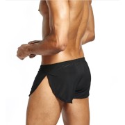 Jockmail Open Cut Cotton Boxer Black Jockmail Open Cut Cotton Boxer Black