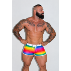 Jockmail Swim Boxer - Rainbow Jockmail Swim Boxer - Rainbow