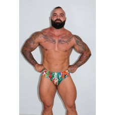 Jockmail Swim Brief - Pink Flower Jockmail Swim Brief - Pink Flower