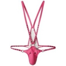 Jockmail Adjustable Men's Jumpsuit in Leather