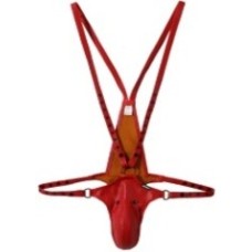 Jockmail Adjustable Men's Jumpsuit in Leather