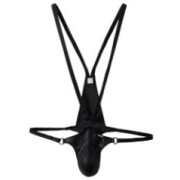 Jockmail Adjustable Men's Jumpsuit in Leather