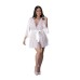 Flutter Sleeve Robe - White