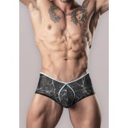 Malepower Marble Mesh Micro Mini Short - Black Malepower Marble Mesh Micro Mini Short - Black
