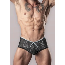 Malepower Marble Mesh Micro Mini Short - Black