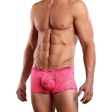 Neon Lace Mini Short - Pink