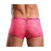 Neon Lace Mini Short - Pink